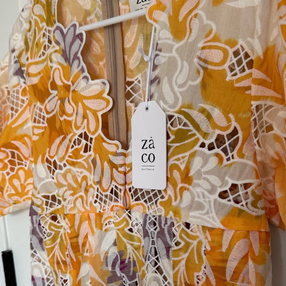 Zaco’s Multicolor Lace Dress NEW WITH TAGS - Picture 4 of 7